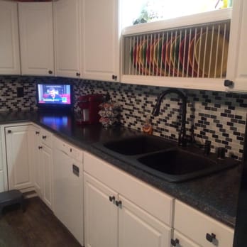 American Homespec - Kitchen cabinets, Tile back splash, and flooring installed - Plumbing Near Me - Henderson, Kentucky