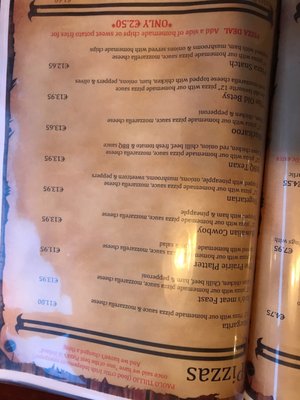 Menu photo 6 Robs Ranch House Killarney, KY