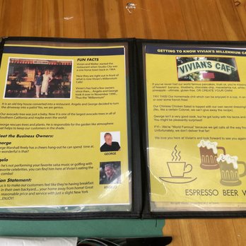 Vivian's Cafe - Breakfast & Brunch Near Me - Studio City, California Vivian's Cafe - Breakfast & Brunch Near Me - Studio City, California