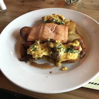 Applecross Garden - Scottish salmon. The sauce was delicious! - Restaurants Near Me