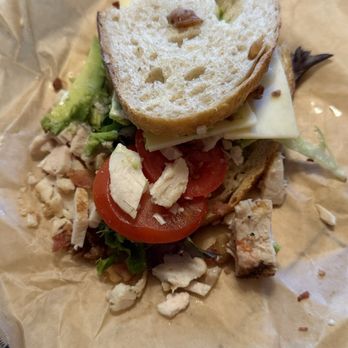 Panera Bread - This is a mess of a sandwich. - Sandwiches Near Me - West Homestead, Pennsylvania Panera Bread - This is a mess of a sandwich. - Sandwiches Near Me - West Homestead, Pennsylvania