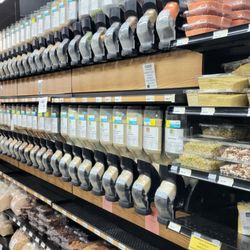 Village Market - Bulk dry goods section.