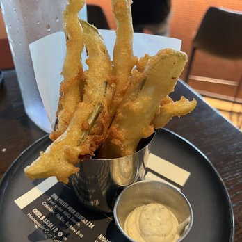 NapaSport Steak House - Fried Pickle Spears - New American Near Me - Napa, California NapaSport Steak House - Fried Pickle Spears - New American Near Me - Napa, California