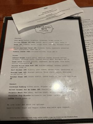 Menu photo 8 LeGrand Kitchen Norfolk, VA