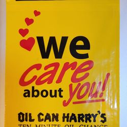 Oil Can Harry's - Complimentary car trash bag with your receipt. Always great service.
