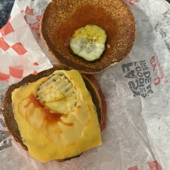 Rally's - a burger and a cucumber - Burgers Near Me - Norfolk, Virginia