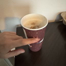 The angle is off but I'm missing a large part of my drink. The angle is off but I'm missing a large part of my drink.