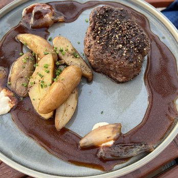 Brown's Beach House - Filet with fingerling potatoes - Hawaiian Near Me - Kohala Coast, Hawaii