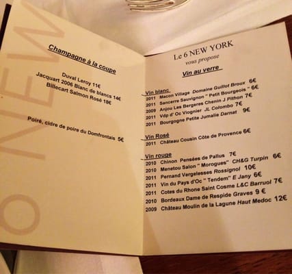 Menu photo 1 6 New York Paris, 75