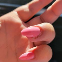 Gummme Nails & Spa - Cut my cuticle and skin. He cuts and pulls the skin around finger. Told me I was too sensitive for complaining or asking him to be gentler.