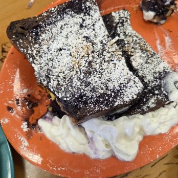 Kountry Style Kitchen Restaurant - Half eaten ube French toast. So good $18.25 - Breakfast & Brunch Near Me - Ewa Beach, Hawaii Kountry Style Kitchen Restaurant - Half eaten ube French toast. So good $18.25 - Breakfast & Brunch Near Me - Ewa Beach, Hawaii