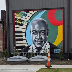 Peabo Bryson Mural - Peabo Bryson Mural, The Commons at Welborn, Greenville