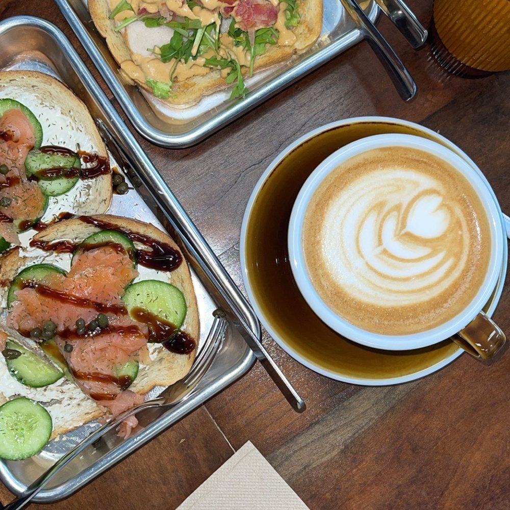 Daylight & Moon Cafe - Smoked salmon toast, brunch toast and signature daylight drink. - Coffee & Tea Near Me - Ventura, California Daylight & Moon Cafe - Smoked salmon toast, brunch toast and signature daylight drink. - Coffee & Tea Near Me - Ventura, California