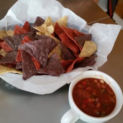 Wet Planet Cafe & Grill - Warm chips and delicious salsa.