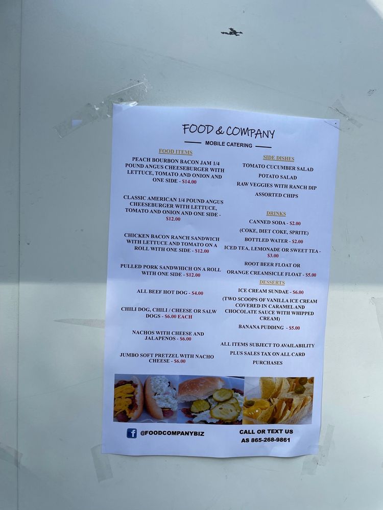 Food & Company mobile catering Logo