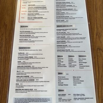 D'Lite Scratch Kitchen - Menu - American Near Me - Tulsa, Oklahoma