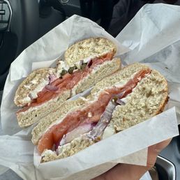 The lox bagels