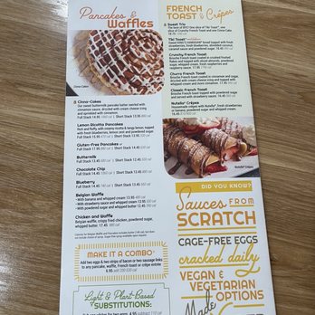 Broken Yolk Cafe - Pancakes and French toast menu - Breakfast & Brunch Near Me - La Verne, California