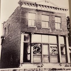 Outside the Box - Building use to be a bank. Old photos.
