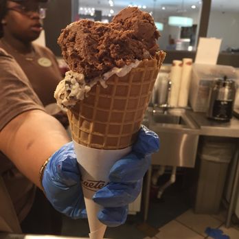 Graeter's Ice Cream - Double scoop waffle cone served with a smile - Ice Cream & Frozen Yogurt Near Me - Columbus, Ohio