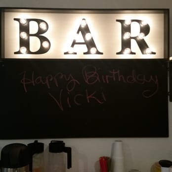 Winery Kitchen - a chalkboard with a happy birthday message - Cooking Classes Near Me Winery Kitchen - a chalkboard with a happy birthday message - Cooking Classes Near Me