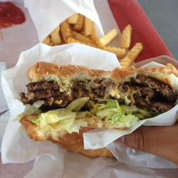 Super Drive-In - Triple Burger #20 on the menu.
