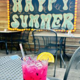 Blueberry vodka cocktail