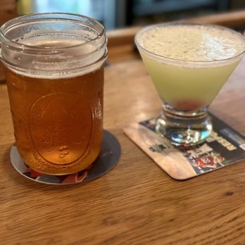 Bj Ryan's Banc House - IPA and apple martini at the bar - Barbeque Near Me - Norwalk, Connecticut