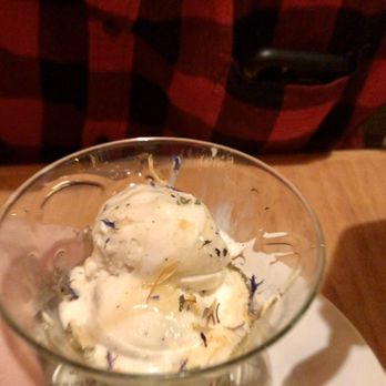 Bettola Bistro - Some sort of vanilla gelato with honey and truffle salt. SO GOOD!!! Seriously! My husband doesn't like sweets but loved this. - Italian Near Me - Denver, Colorado Bettola Bistro - Some sort of vanilla gelato with honey and truffle salt. SO GOOD!!! Seriously! My husband doesn't like sweets but loved this. - Italian Near Me - Denver, Colorado