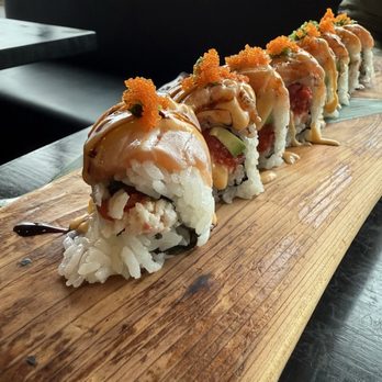 Koya Sushi - PDX Roll (spicy tuna, seared salmon) - Japanese Near Me - Beaverton, Oregon