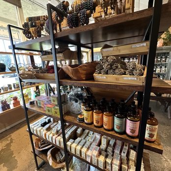 The Healing Tree - assortment of colorful gemstone bead bracelets, bar of soap & liquid soaps, white sage, hats, tote bag, Teas - Coffee & Tea Near Me - Thousand Oaks, California