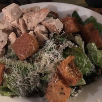 West End - Caesar salad with chicken added. Huge and delicious.  The homemade croutons were very good. - Gastropubs Near Me - Santa Cruz, California