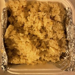 This is all the fried rice you get w a to-go red curry order