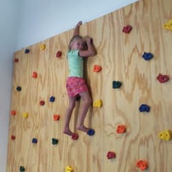 We Rock the Spectrum - Kansas City - Rock wall with crash mats at the bottom!
