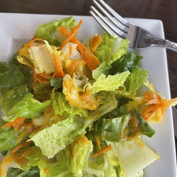 9 Thai Sushi - House salad - Sushi Bars Near Me - Estero, Florida