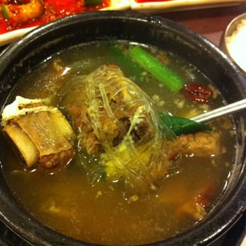 Kunjip - #2 beef short rib soup with glass noodles - Korean Near Me - Santa Clara, California Kunjip - #2 beef short rib soup with glass noodles - Korean Near Me - Santa Clara, California