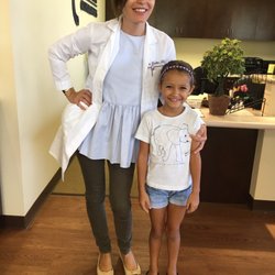 Pana Orthodontics - All smiles after her cleaning with Dr. Harb!