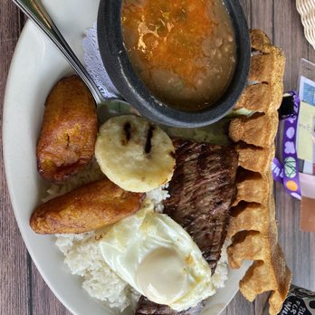 Aguardiente - Bandeja paisa - Steakhouses Near Me - Orlando, Florida