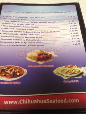 Menu photo 4 Mariscos Chihuahua Phoenix, AZ Menu photo 4 Mariscos Chihuahua Phoenix, AZ