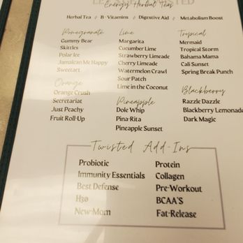 Healthy Vibes Lex - Menu - Juice Bars & Smoothies Near Me - Lexington, Kentucky