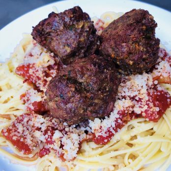 Spoon - Spaghetti with meatballs. - New American Near Me - Tahoe City, California Spoon - Spaghetti with meatballs. - New American Near Me - Tahoe City, California