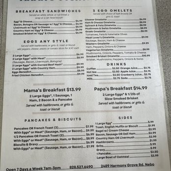 Mama's Country Kitchen - Menu - Burgers Near Me - Nebo, North Carolina Mama's Country Kitchen - Menu - Burgers Near Me - Nebo, North Carolina