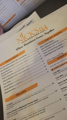 Menu photo 4 Nick's 114 Cafe New Cumberland, PA Menu photo 4 Nick's 114 Cafe New Cumberland, PA