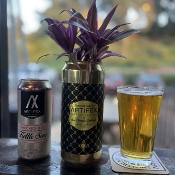 Artifex Brewing Company - a glass of beer and a can - Breweries Near Me - San Clemente, California