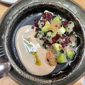 The Progress - Hokkaido scallop crudo - New American Near Me - San Francisco, California