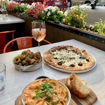 Frasca Pizzeria and Wine Bar - Conchiglie / Calamari/ Funghi Pizza - Wine Bars Near Me - Chicago, Illinois Frasca Pizzeria and Wine Bar - Conchiglie / Calamari/ Funghi Pizza - Wine Bars Near Me - Chicago, Illinois