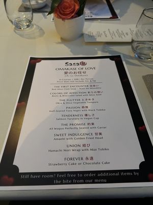 Menu photo 2 Sasa Walnut Creek, CA