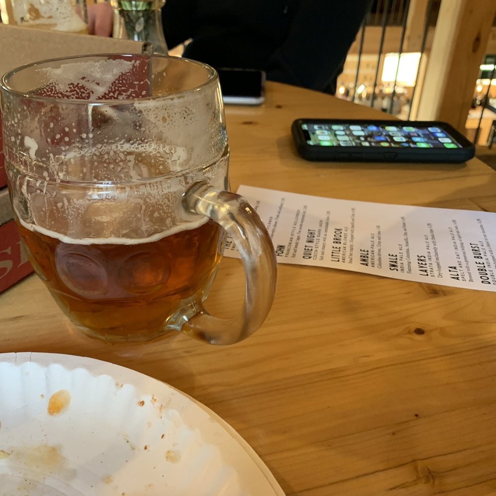 Fox Farm Brewery - Cozy atmosphere: tables upstairs and down, with a kids play area upstairs. - Breweries Near Me - Salem, Connecticut