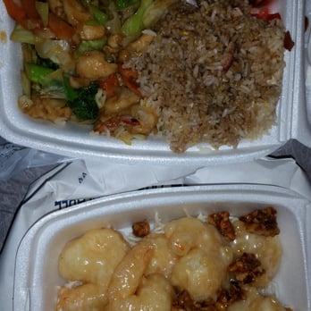 Ming's - Combo C and Walnut shrimp. - Chinese Near Me - Fresno, California Ming's - Combo C and Walnut shrimp. - Chinese Near Me - Fresno, California