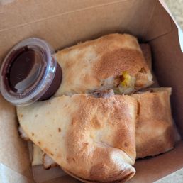 Tonkatsu quesadilla